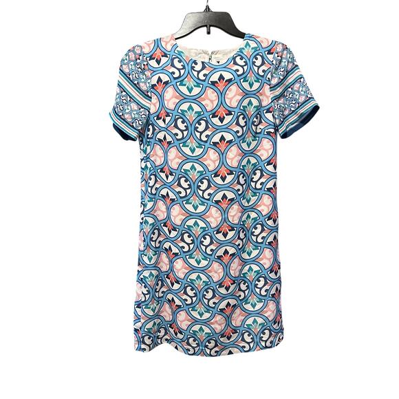Molly Bracken Windmill Shift Dress in Multi Print, Size Small - Picture 2 of 9
